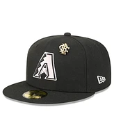 New Era Men's Black Arizona Diamondbacks 2025 Big League Chew 59FIFTY Fitted Hat