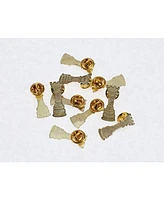 We Games Metal Rook Chess Pins, Gold, Bulk Pack of 10