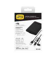 OtterBox Mobile Charging Kit Power Bank 5,000 mAh and 3 in 1 Cable 1m