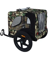 Pet Bike Trailer - Folding, Quick Release, Leash
