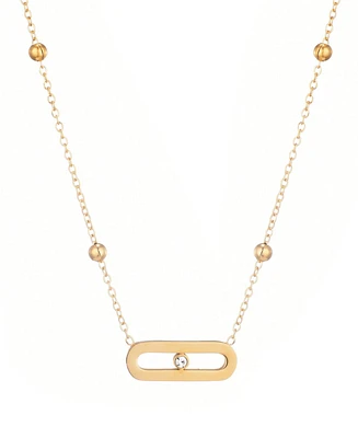 Adornia Tarnish Resistant Bar Necklace