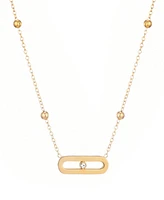 Adornia Tarnish Resistant Bar Necklace