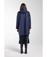 Stutterheim Women's Mosebacke Hooded Long Sleeve Raincoat