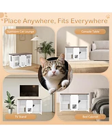 Large Cat Litter Box Enclosure