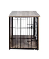 Medium Wooden Dog Crate Furniture