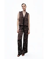 Nocturne Women's Beaded Embroidered Pants