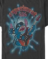 Lilo Stitch Men's Rocks Out Short Sleeve T-Shirt