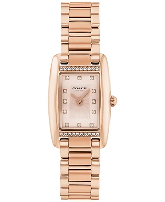 Coach Women's Reese Rose Gold Tone Stainless Steel Bracelet Watch, 20mm