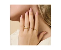Marquise Birthstone Ring - August Peridot
