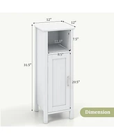 Volenca Bathroom Storage Organizer with 2-Tier Cabinet