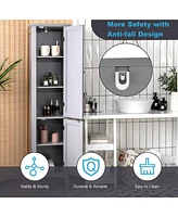 Volenca Freestanding Bathroom Storage Cabinet for Kitchen and Living Room