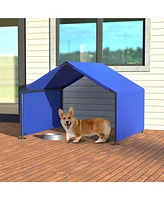 Streamdale Furniture Dog Shade Shelter - Waterproof Sun Protection Blue