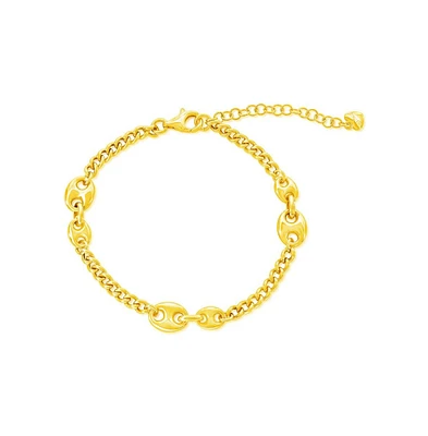 Simona Sterling Silver, Marina Cuban Bracelet