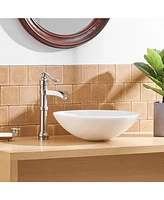 Greenspring Waterfall Single Hole Single-Handle Vessel Bathroom Faucet With Supply Line in Brushed Nickel