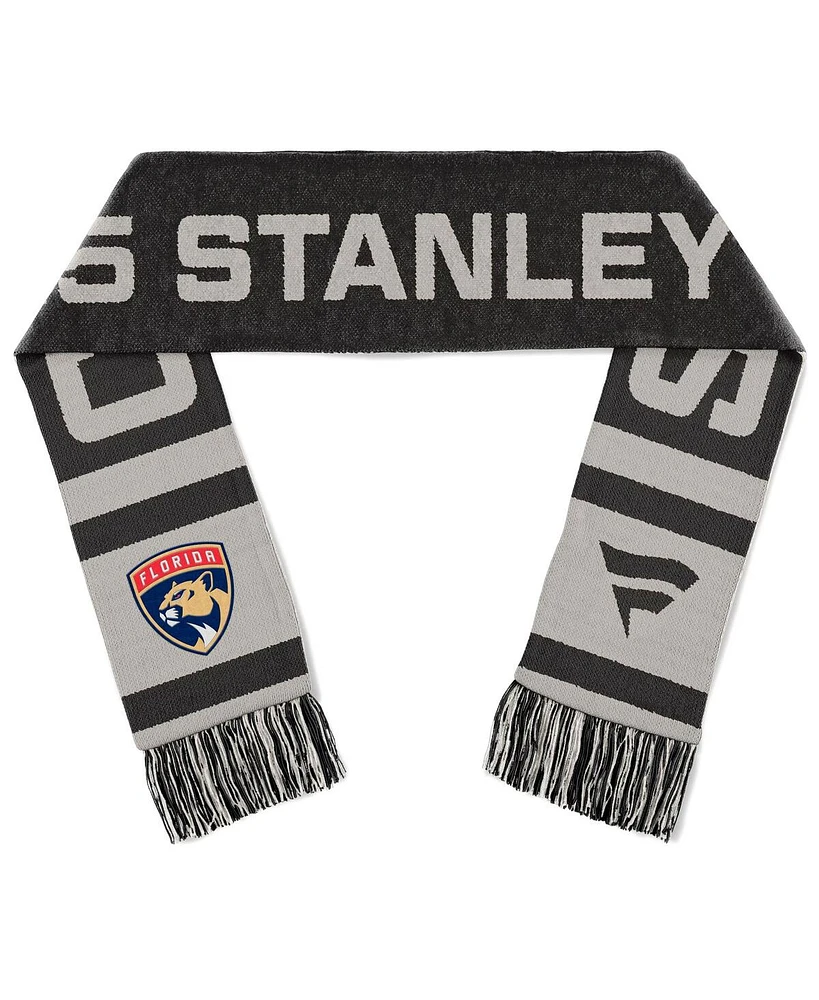 Fanatics Gray Florida Panthers 2025 Stanley Cup Champions Locker Room Scarf