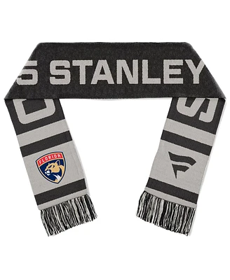 Fanatics Gray Florida Panthers 2025 Stanley Cup Champions Locker Room Scarf