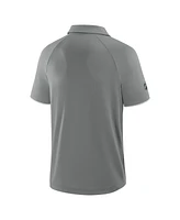 Fanatics Men's Gray Florida Panthers 2025 Stanley Cup Champions Authentic Pro Polo Shirt