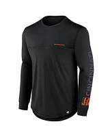 Fanatics Men's Black Cincinnati Bengals Blackout Long Sleeve T-Shirt