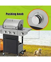Streamdale Furniture 3-Burner Propane Gas Grill with Side Burner