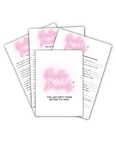 Tdc Games Dirty Minds Bachelorette Party Games for Adults, Bridal Shower Games Quiz with Naughty Clues for 25 Guests, Adult Games for Game Night