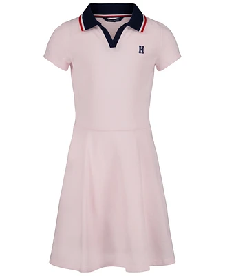 Tommy Hilfiger Toddler and Little Girls Johnny Collar Solid Polo Dress