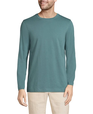 Lands' End Big & Tall Long Sleeve Cotton Supima Tee