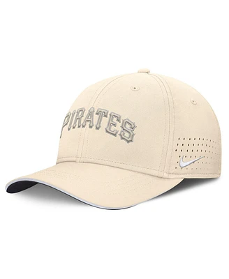 Nike Men's Cream Pittsburgh Pirates Rise Performance Flex Hat