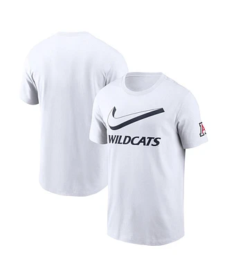 Nike Men's White Arizona Wildcats Primetime 2-Hit Swoosh T-Shirt