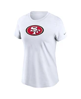 Nike Women's White San Francisco 49ers Primary Logo T-Shirt