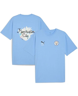 Puma x KidSuper Men's Light Blue Manchester City 2025 Fifa Club World Cup Graphic T-Shirt