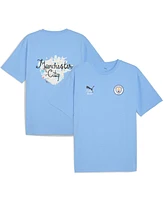 Puma x KidSuper Men's Light Blue Manchester City 2025 Fifa Club World Cup Graphic T-Shirt