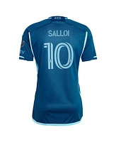 Adidas Men's Daniel Salloi Navy Sporting Kansas City 2024 Diamonds Our Forever Authentic Player Jersey