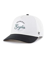 '47 Brand Men's White/Black Philadelphia Eagles Gimmie Golf Hitch Rope Adjustable Hat