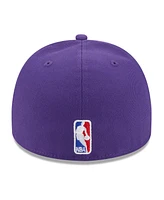 New Era Men's Purple Los Angeles Lakers 2025 Nba Draft A-Frame 59FIFTY Fitted Hat