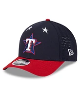New Era Men's Navy/Red Texas Rangers 2025 Mlb All-Star Game Workout 9FORTY M-Crown Adjustable Hat