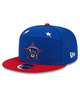 New Era Men's Blue/Red Milwaukee Brewers 2025 Mlb All-Star Game Workout Side Patch 9FIFTY Snapback Hat