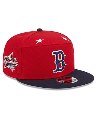 New Era Men's Red/Navy Boston Red Sox 2025 Mlb All-Star Game Side Patch 9FIFTY Snapback Hat