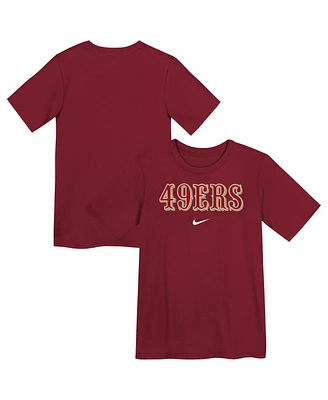 Nike Preschool Scarlet San Francisco 49ers Wordmark T-Shirt