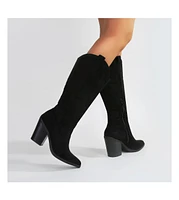 Berness Arizona Faux Suede Western Boot