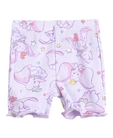 Bambi Baby Girls Disney Winnie the Pooh Minnie Mouse Lilo & Stitch Peplum T-Shirt and Bike Shorts Outfit Set Newborn to