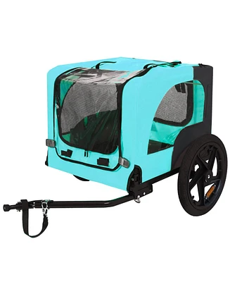 Pet Bike Trailer - Folding, Quick Release, Leash