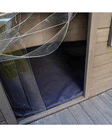 Streamdale Furniture Large Balcony Dog House with Terrace & Cleaning Mat
