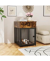 Dog Crate Furniture with Drawer