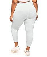 Adore Me Plus Haley High-waist Heather Fleece 7/8 Legging