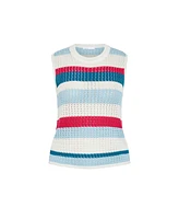 City Chic Plus Cornelia Stripe Top