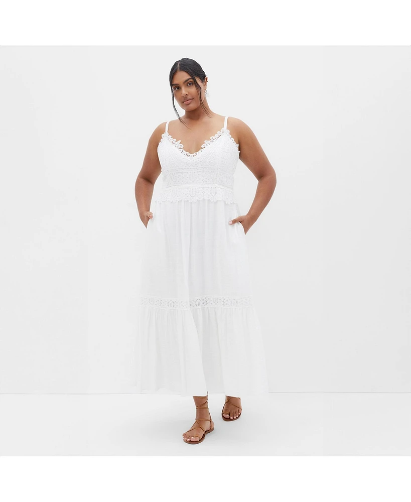 City Chic Women's Brielle Maxi Dress