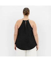 City Chic Women's Island Detail Top