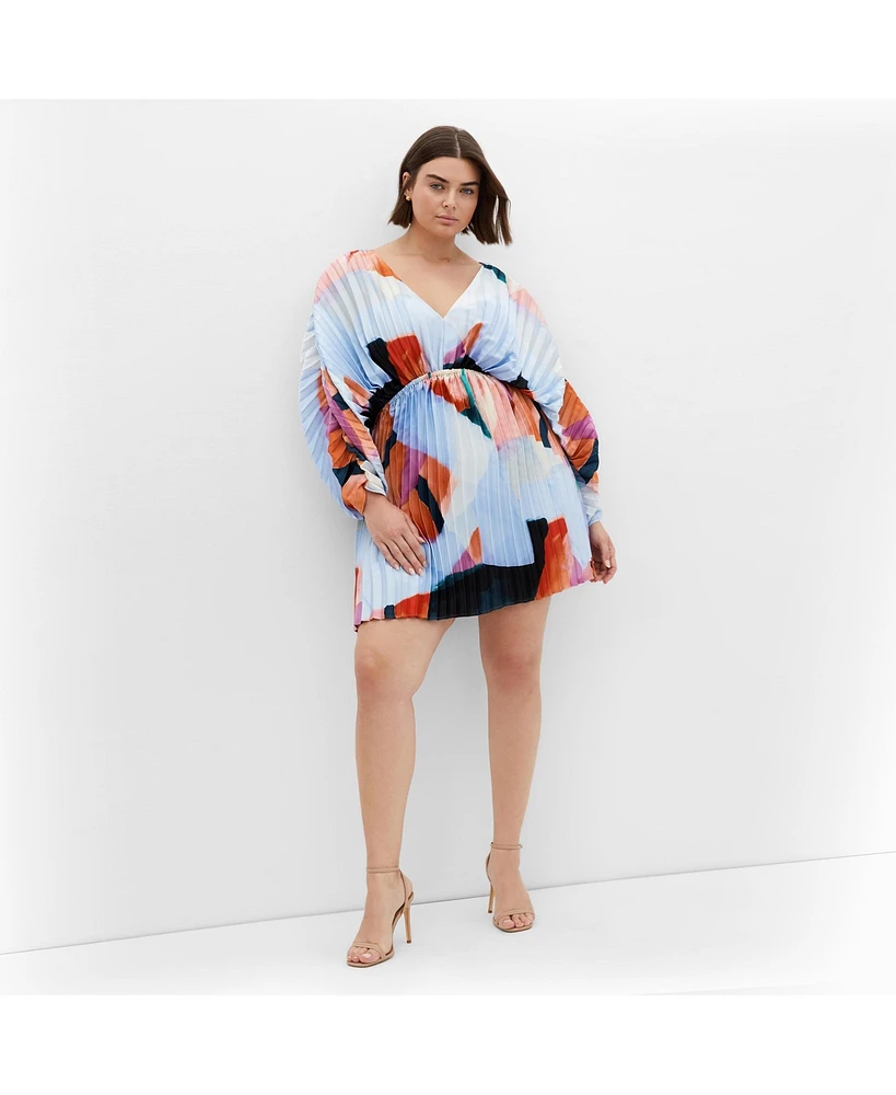 City Chic Women's Chloe Print Dress