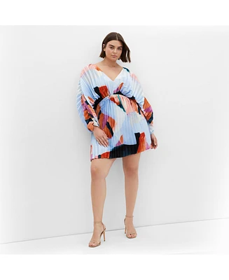 City Chic Women's Chloe Print Dress
