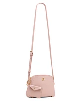Anne Klein Dome Zip Top Detachable Card Case Crossbody Bag